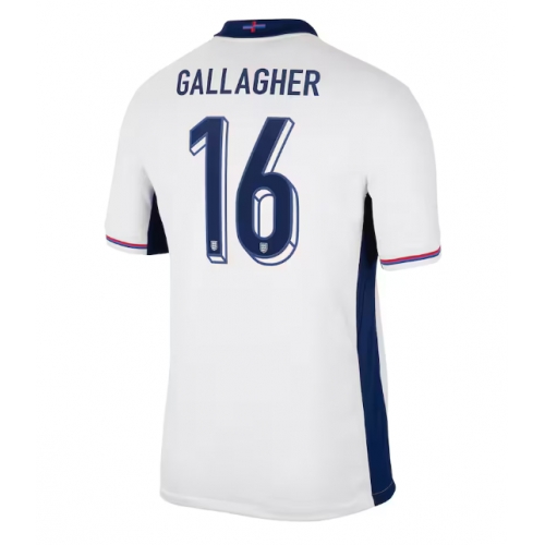Inghilterra Conor Gallagher #16 Maglia Gara Casa Repliche Europei 2024 Inghilterra Conor Gallagher #16 Maglia Gara Casa Repliche Europei 2024